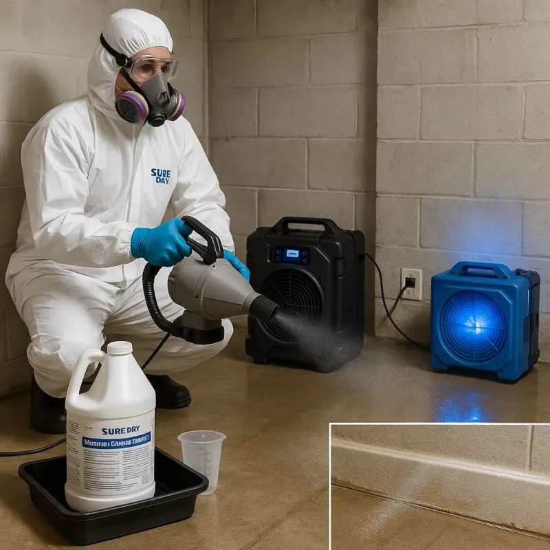 Sanitization and Odor Removal process in Durham, OR